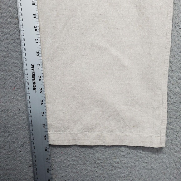 Liz Claiborne Pants Womens XL Tan Wide Leg Relaxed Fit Elastic Waistband Pleated - Picture 4 of 8